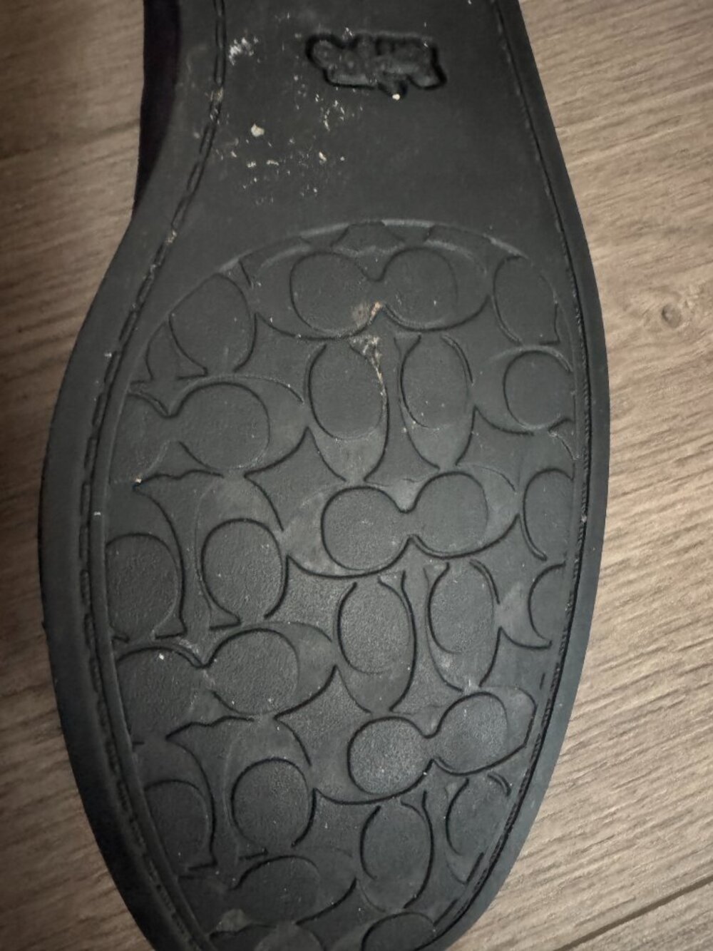 Coach Black Leather Flats | Size 7B | Store Try-On Pair | Read Description - Picture 9 of 16